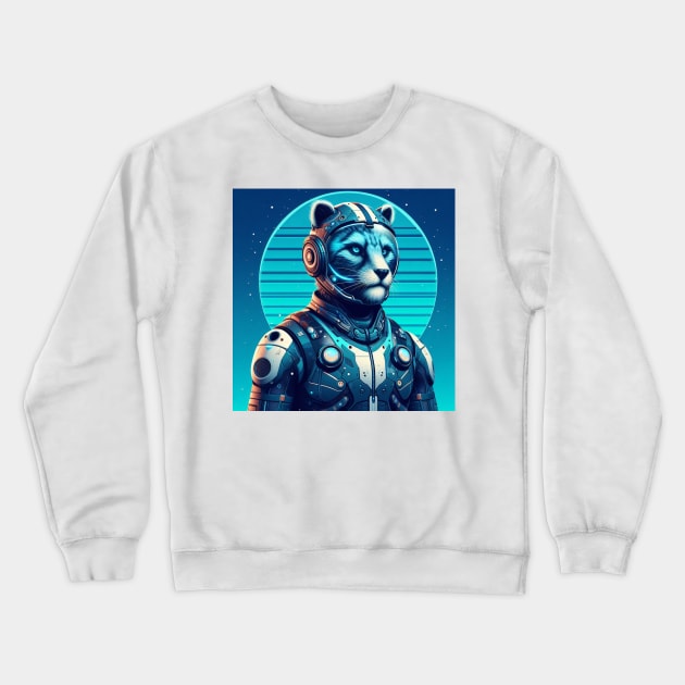 Futuristic 7 Crewneck Sweatshirt by sonnycosmics